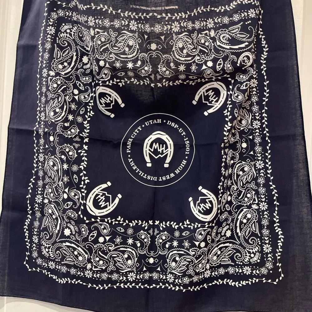 Navy Blue Paisley Tapestry Park City, UT